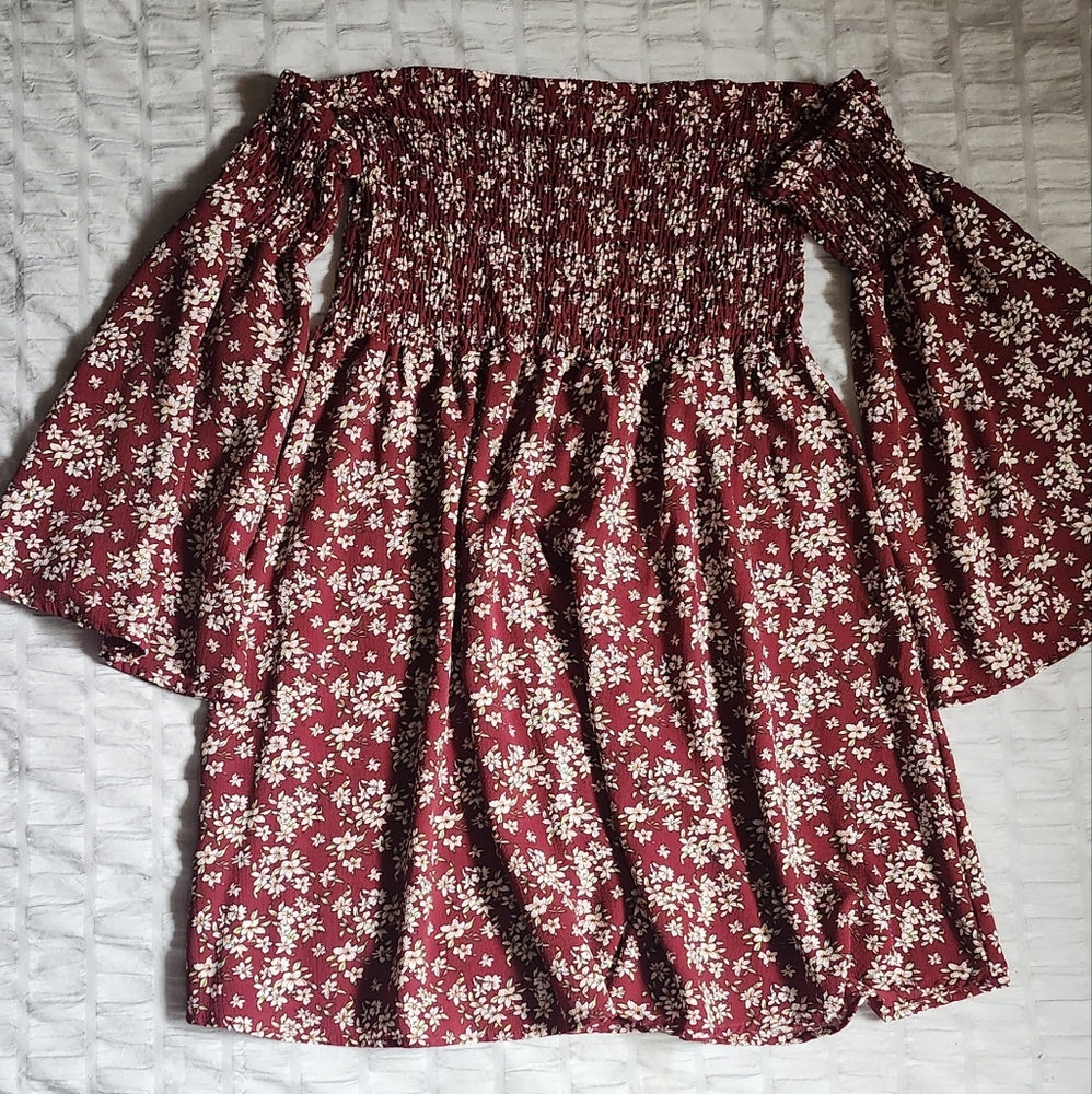 Red Floral DRESS